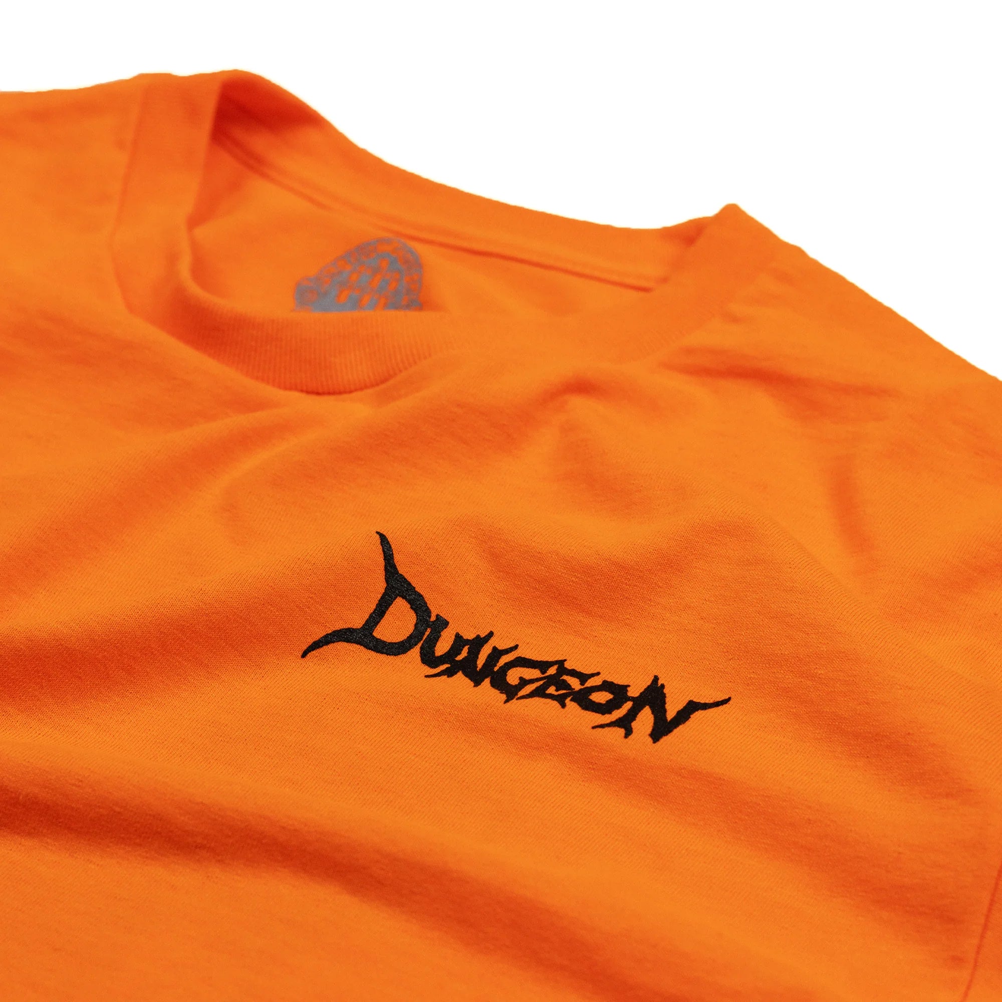 Dungeon Gateway Portcullis Tee Safety Orange