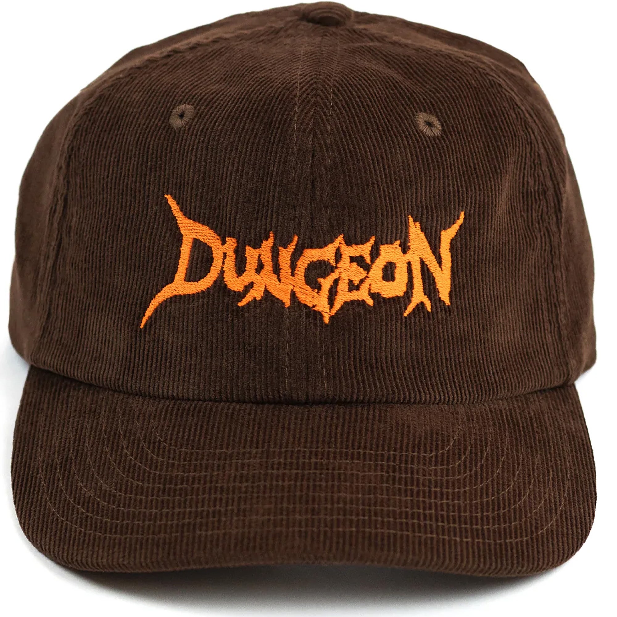 Dungeon Gateway Scrawl Cord Cap Brown/Neon Orange