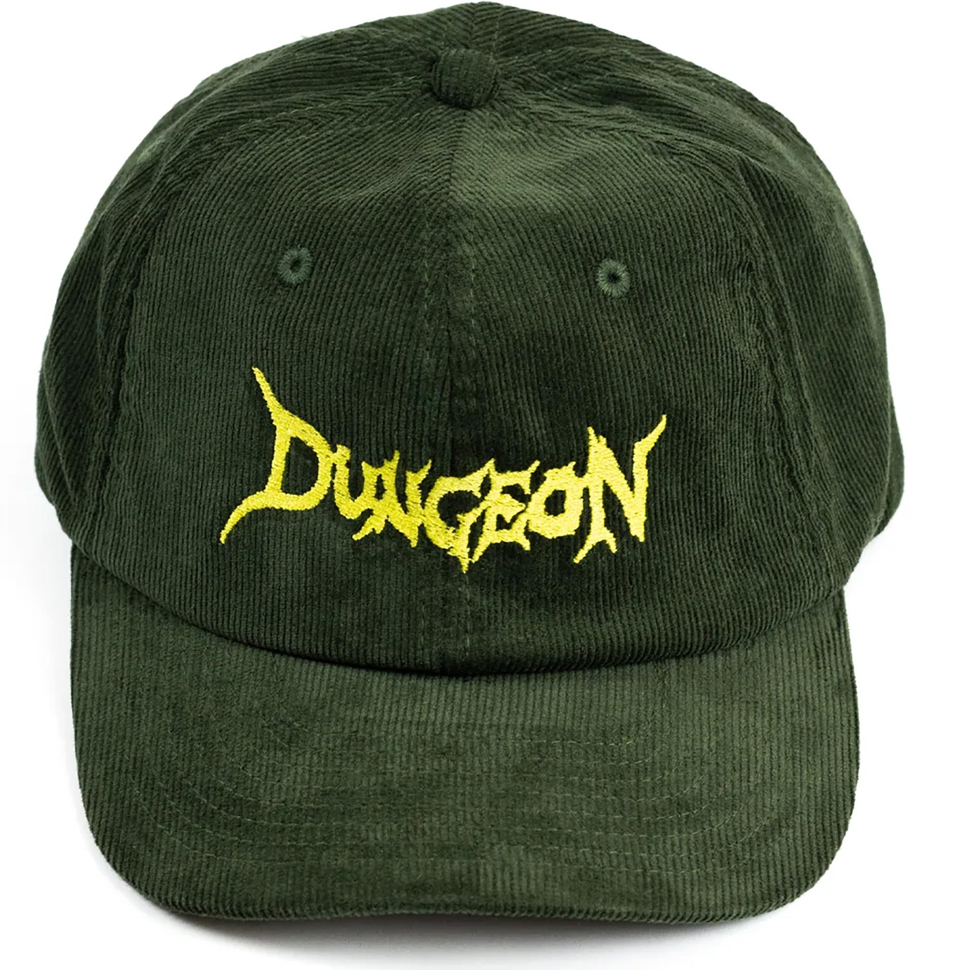 Dungeon Gateway Scrawl Cord Cap Olive/Tennis Ball Yellow
