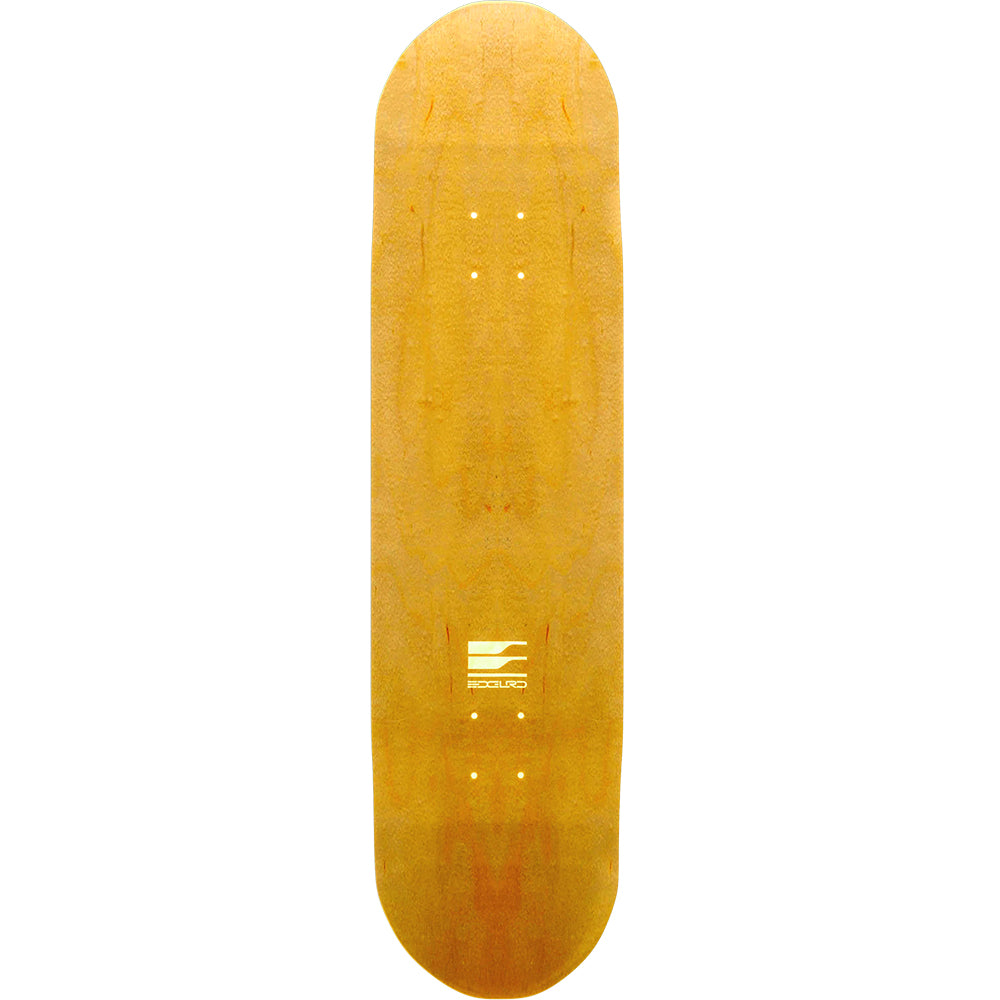 EDGLRD Tech Script Team Skateboard Deck Black/Green 8"