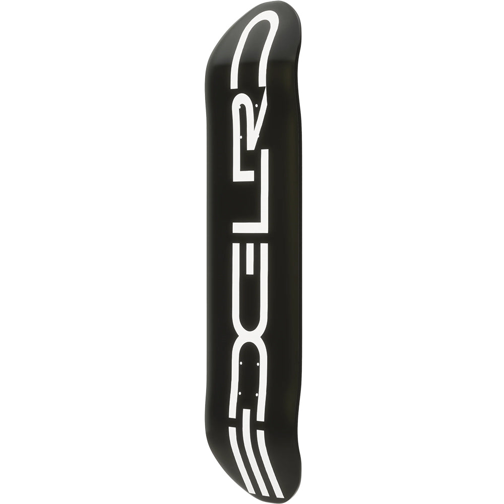 EDGLRD Tech Script Team Skateboard Deck Black/White 8.25"
