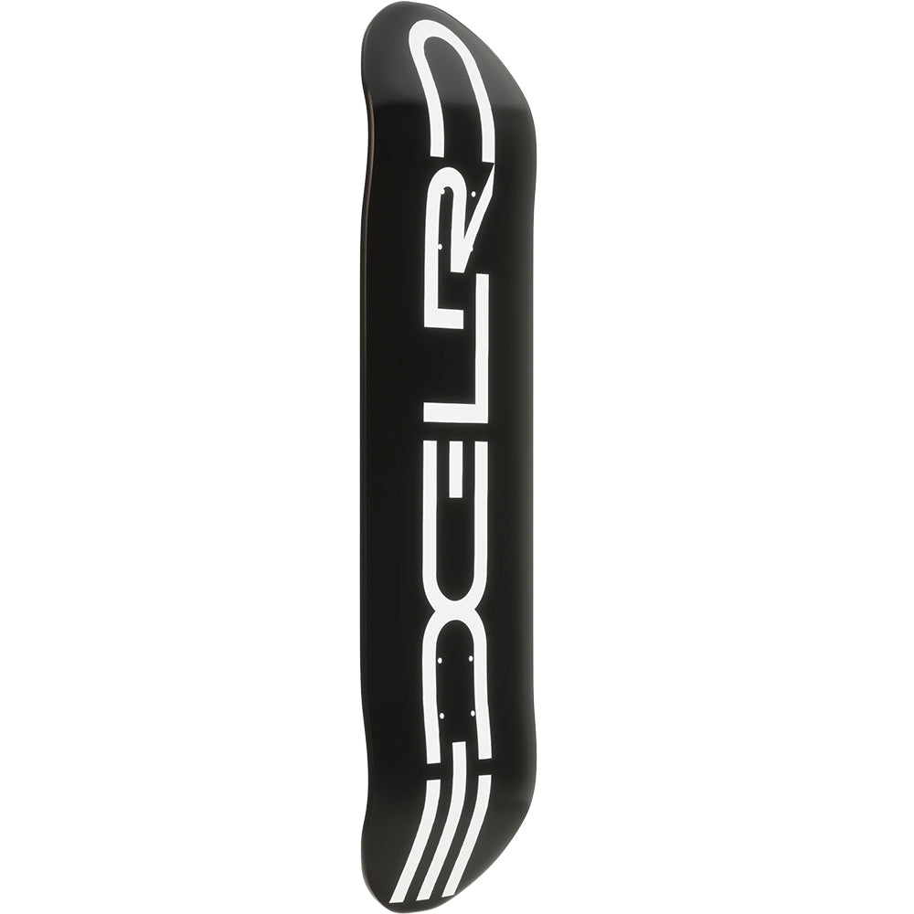 EDGLRD Tech Script Team Skateboard Deck Black/White 8.25"