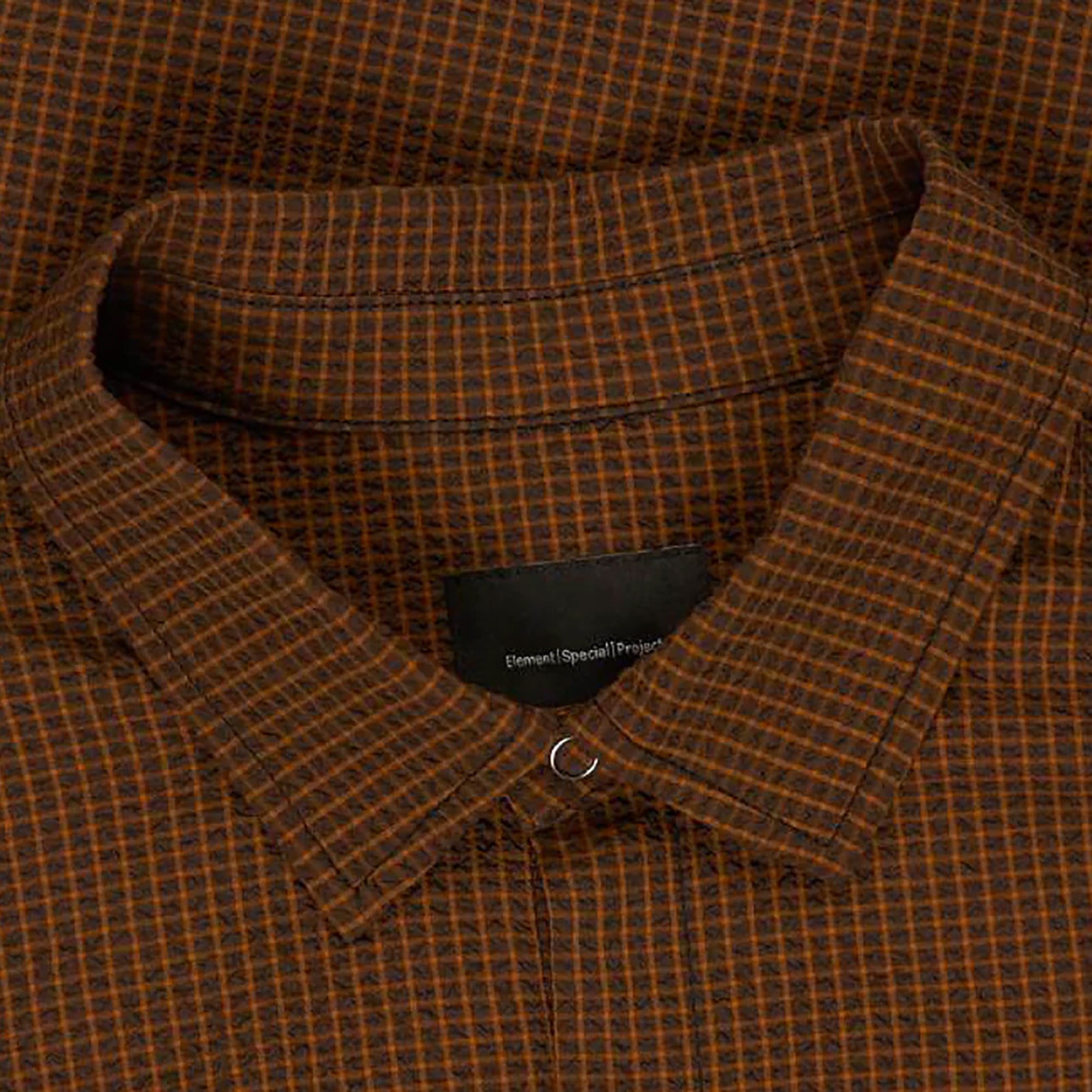 Element ESP Zephyr Shirt Micro Check Off Black Ginger