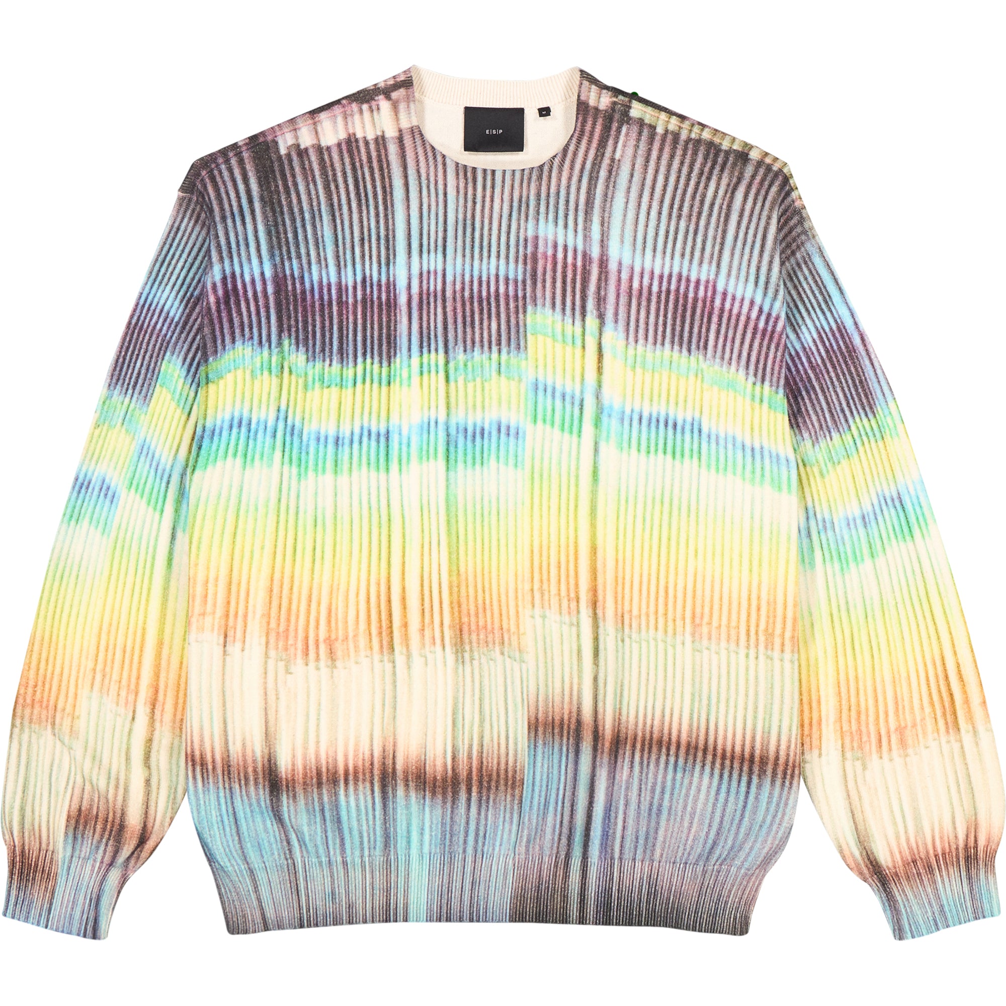 Element ESP Daily News Crew Neck Sweater Antique White