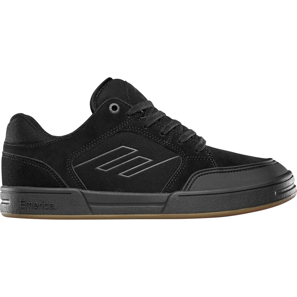 Emerica Heretic Shoes Black/Black