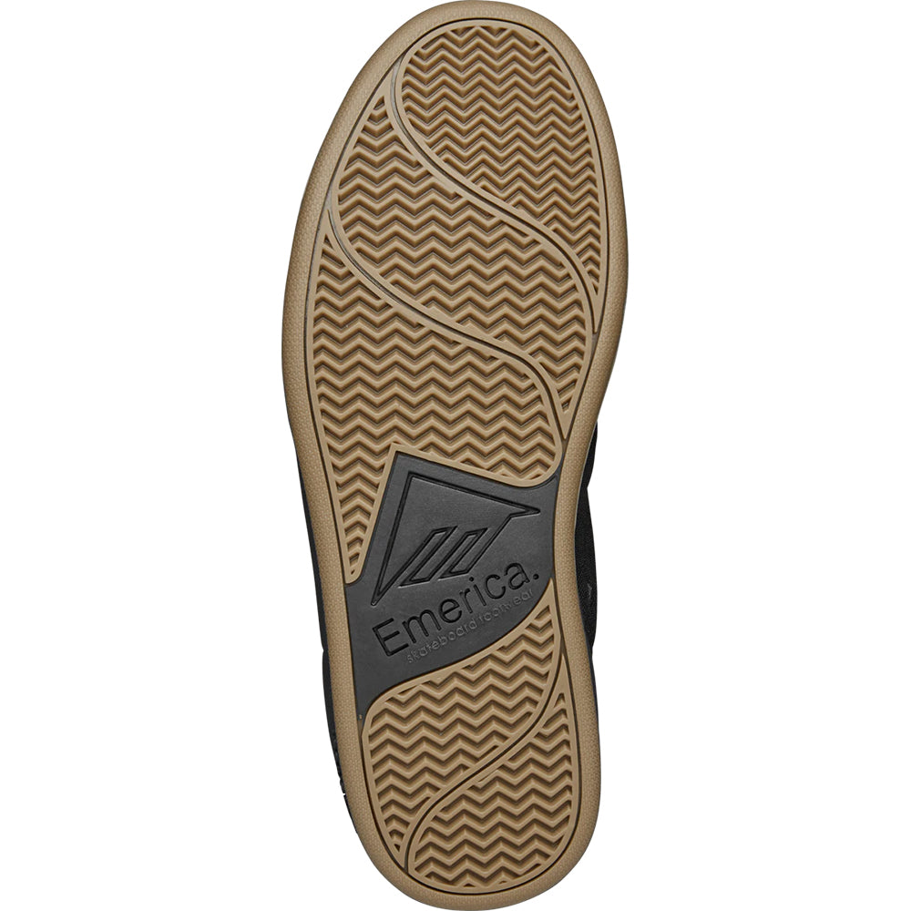 Emerica Heretic Shoes Black/Black