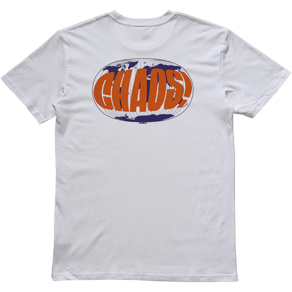 Eyes Look Left Chaos! Tee White
