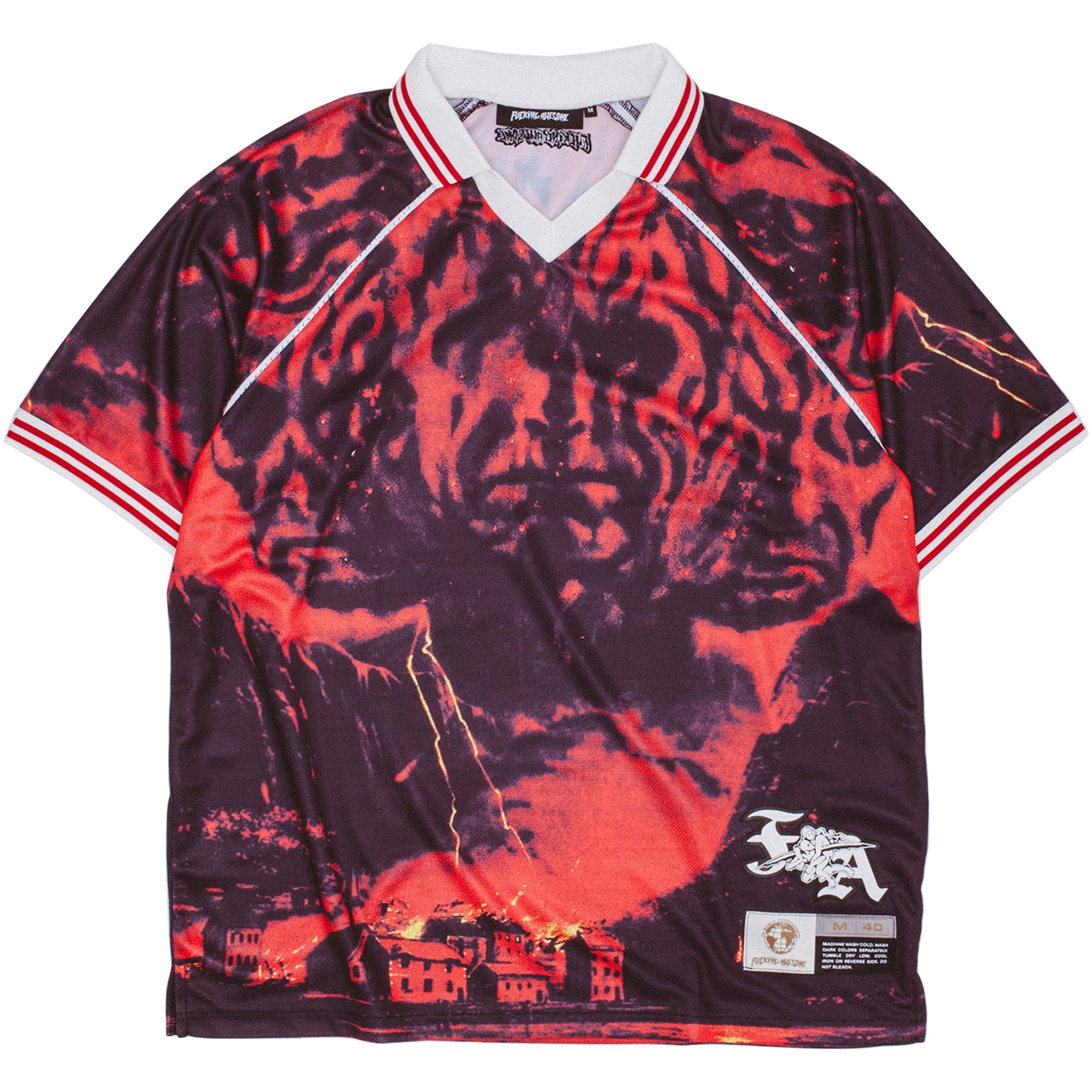 Fucking Awesome Driving Through Nebraska With My Mom Jersey Red/Black