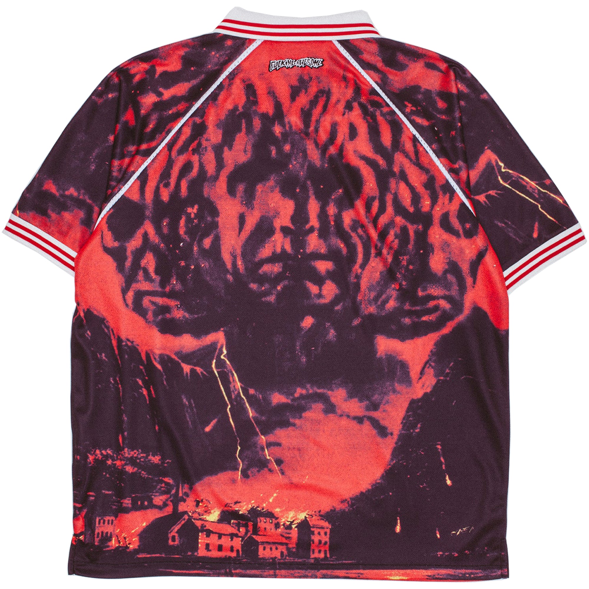 Fucking Awesome Driving Through Nebraska With My Mom Jersey Red/Black