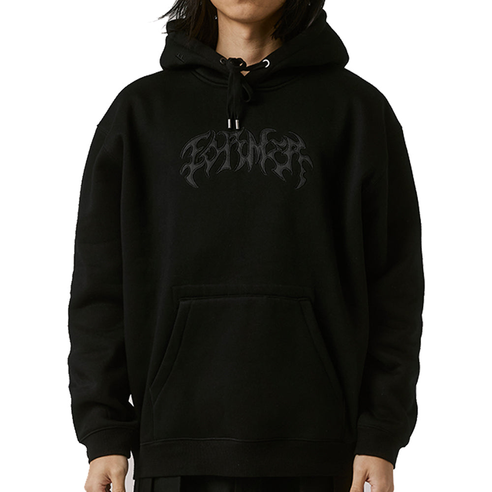 Former Puncture Satin Hood Black