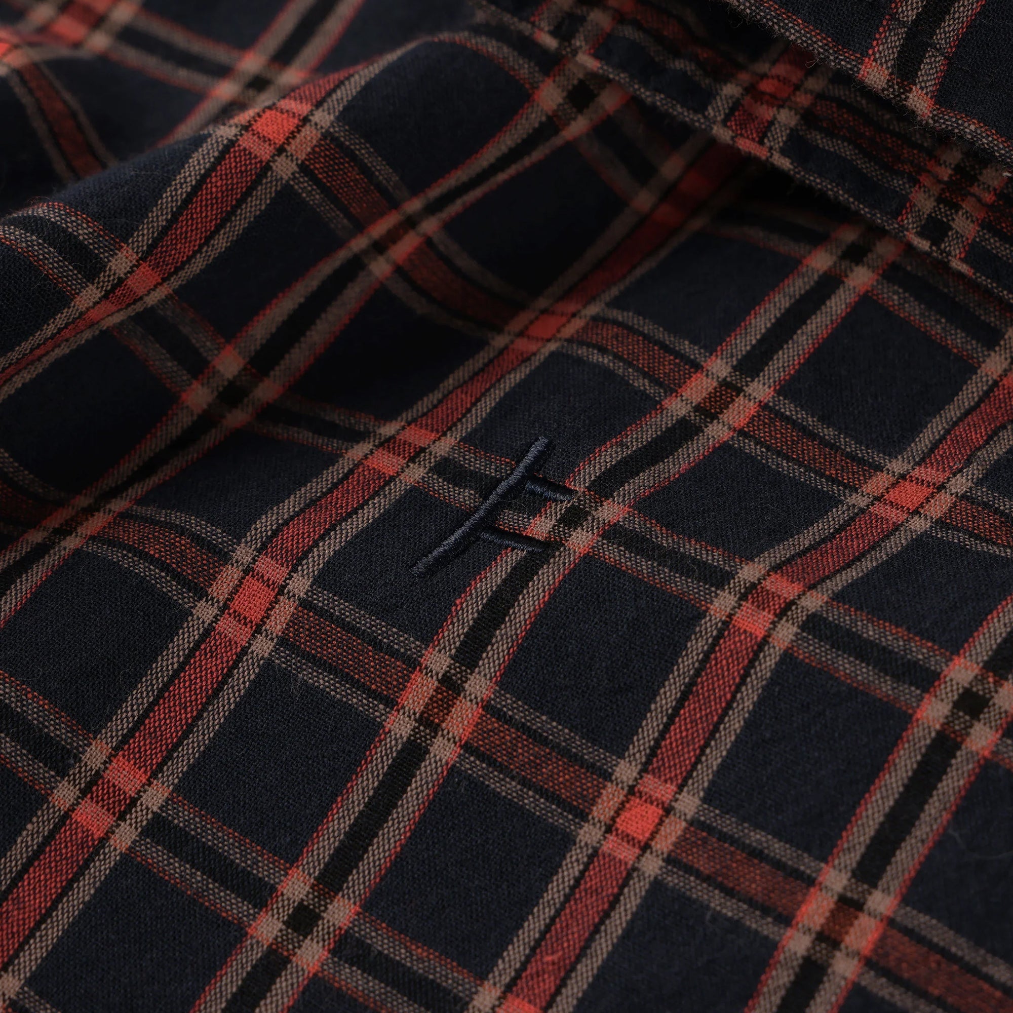 Former Vivian Check Long Sleeve Shirt Navy