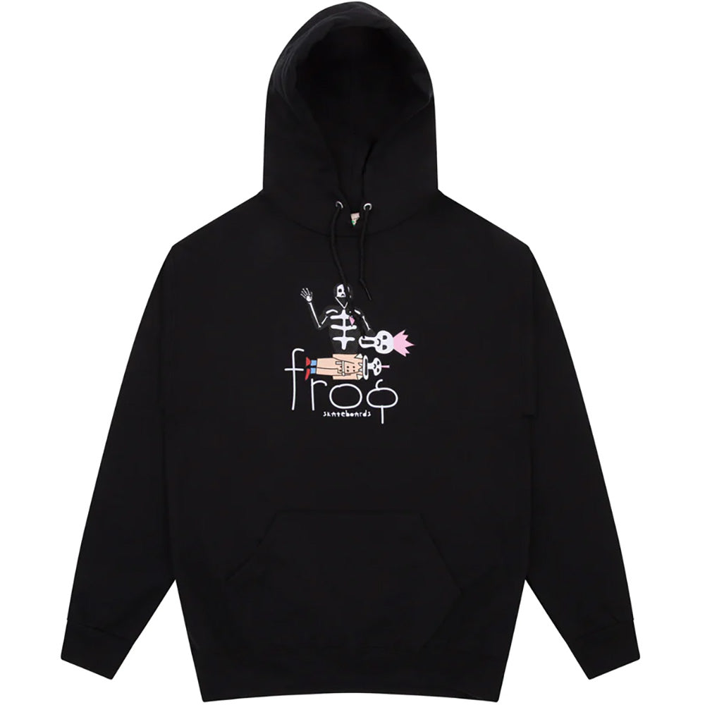 Frog After-Life Hoodie Black