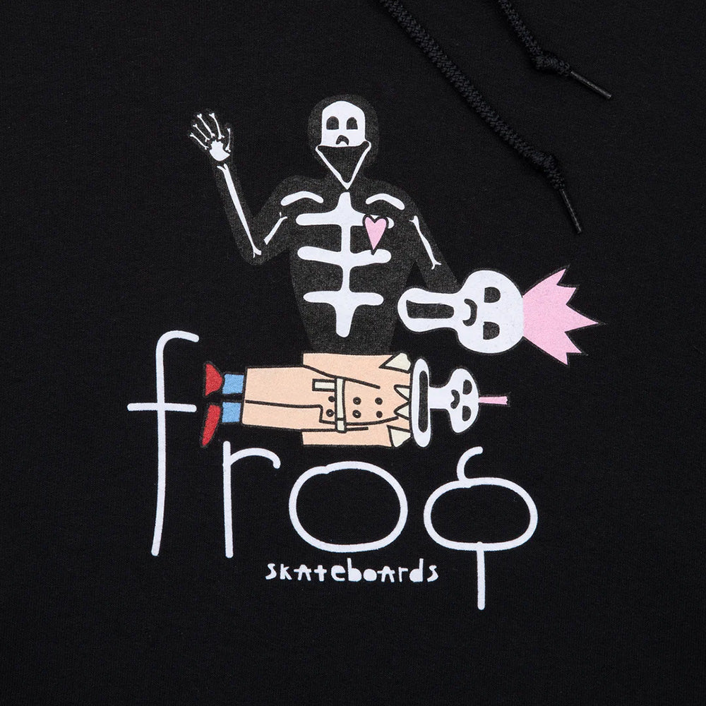 Frog After-Life Hoodie Black