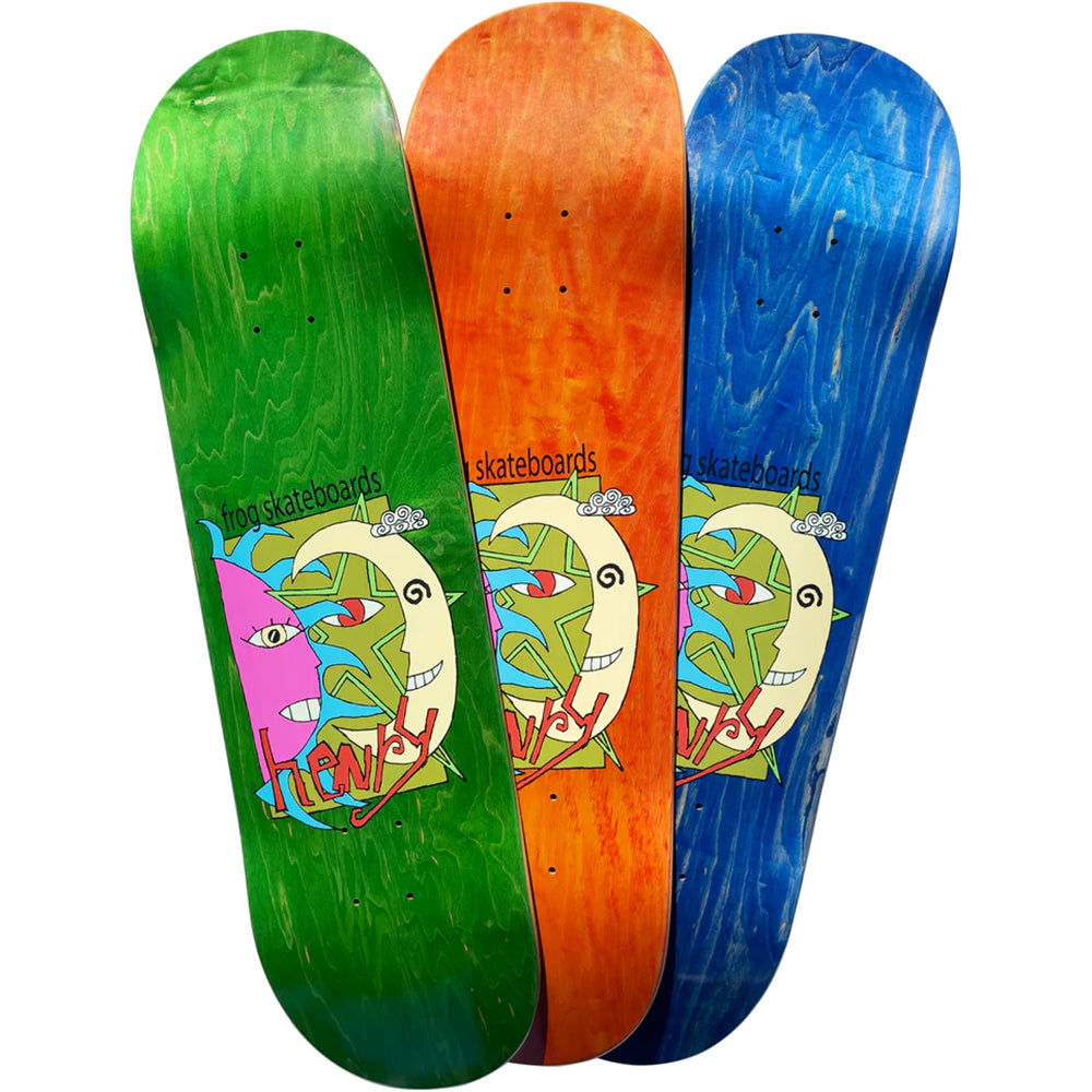 Frog Dustin Henry Sun-Star-Moon Deck 8.25"