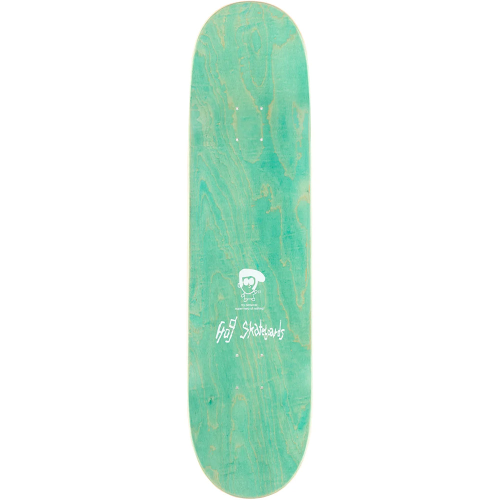 Frog Pat Gallaher Super Hero Skateboard Deck 8.25"