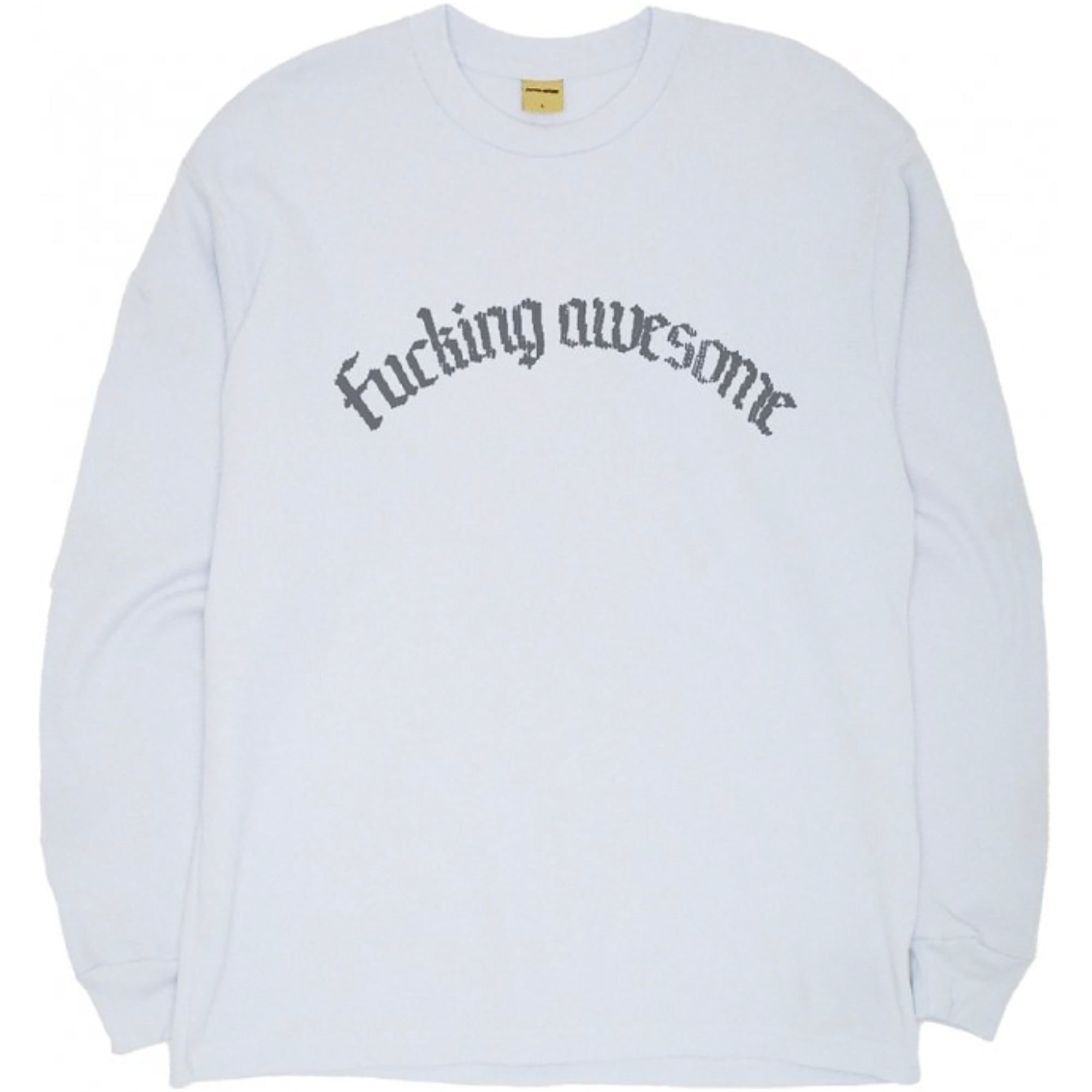 Fucking Awesome Blackletter Logo Long Sleeve Thermal White