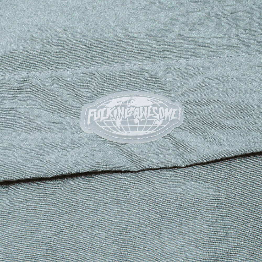 Fucking Awesome Crinkle Nylon Anorak Grey