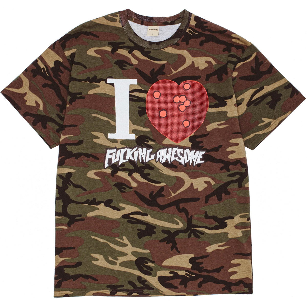 Fucking Awesome I Heart FA Tee Camo