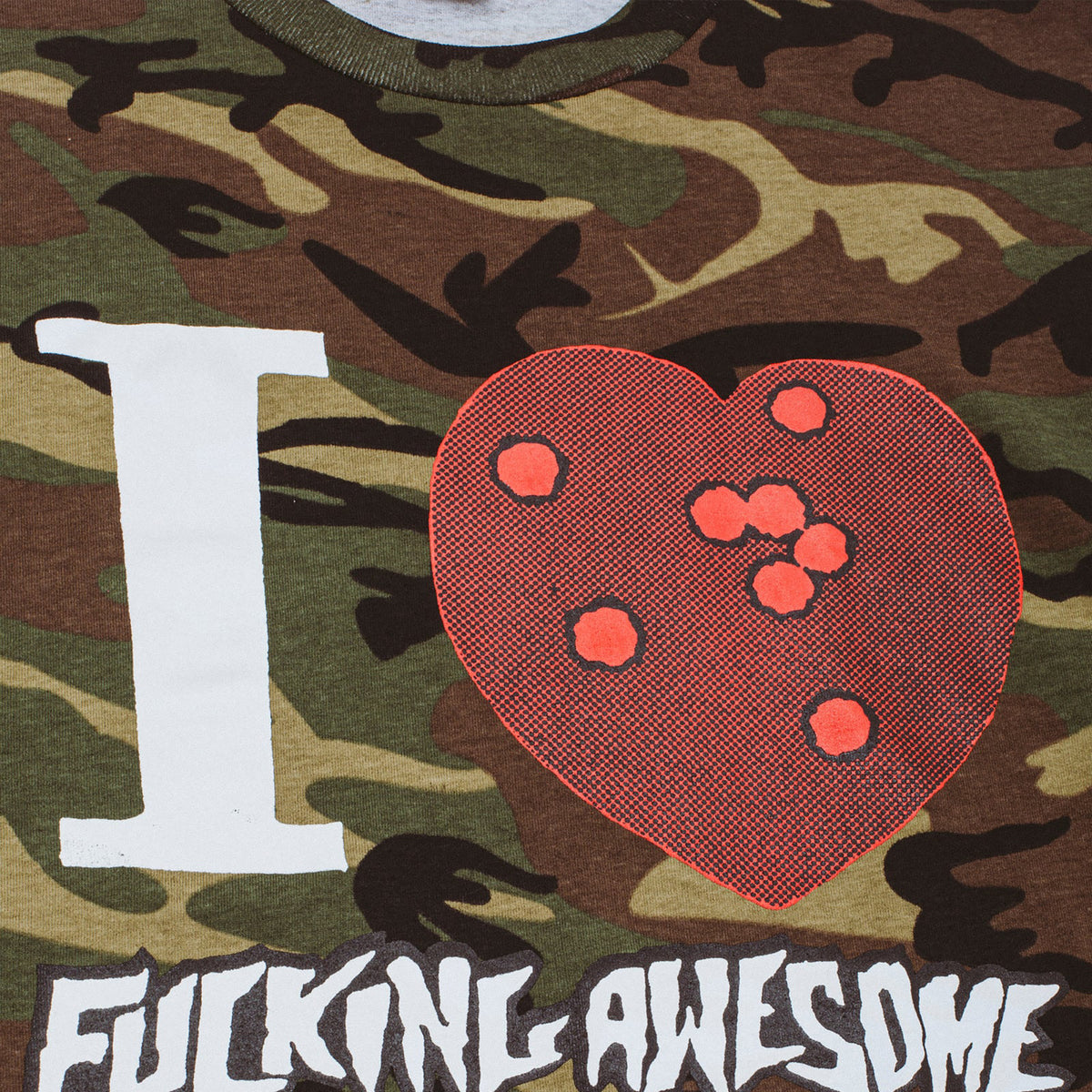 Fucking Awesome I Heart FA Tee Camo
