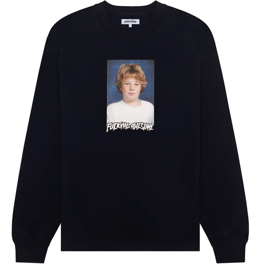 Fucking Awesome Jake Anderson Class Photo Crewneck Black