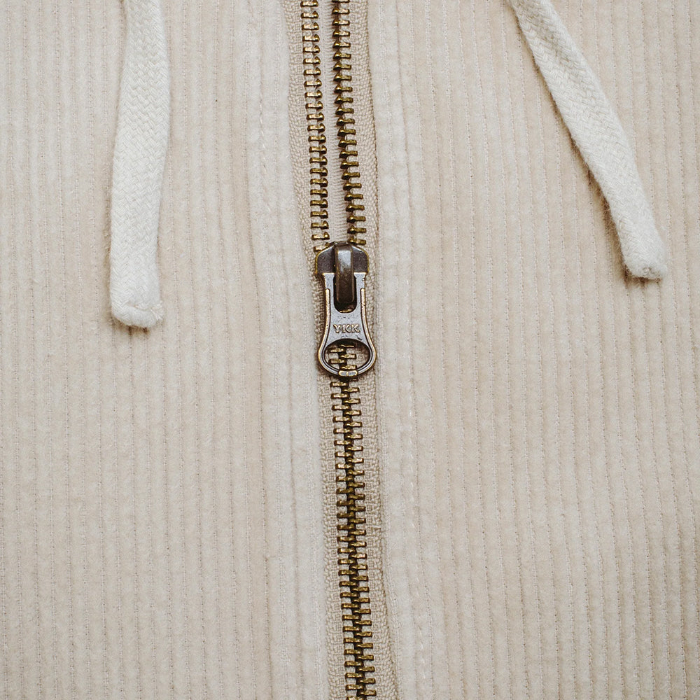 Fucking Awesome KO Corduroy Zipped Hoodie Cream