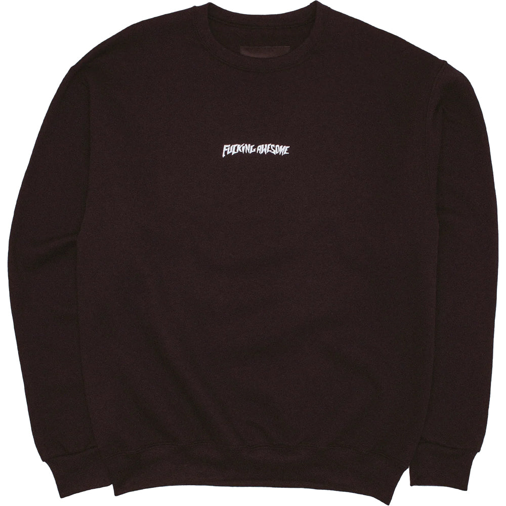 Fucking Awesome Little Stamp Crewneck Black