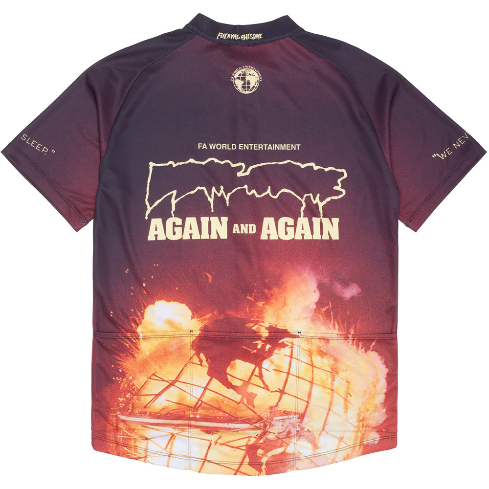 Fucking Awesome On Your Left Cycling Top Black