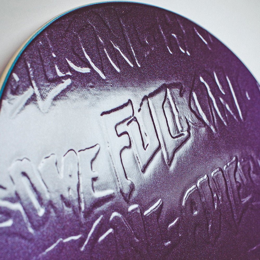 Fucking Awesome Phantom Purple Embossed Skateboard Deck 8.38"