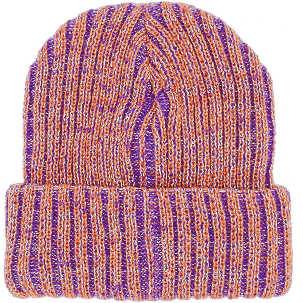 Fucking Awesome Reflective Stripe Beanie Orange/Purple