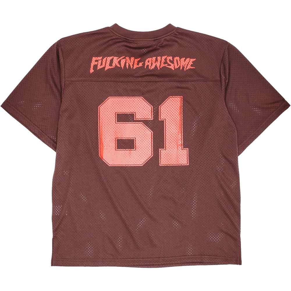 Fucking Awesome Stamp Logo Practice Jersey Brown