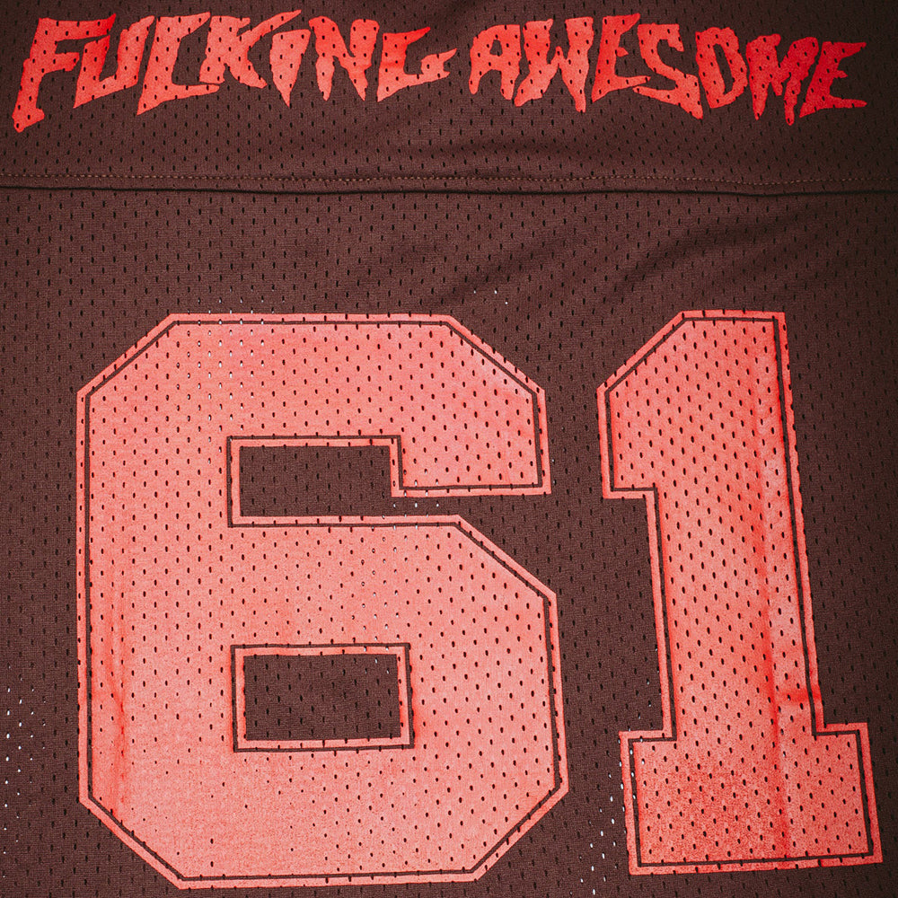 Fucking Awesome Stamp Logo Practice Jersey Brown