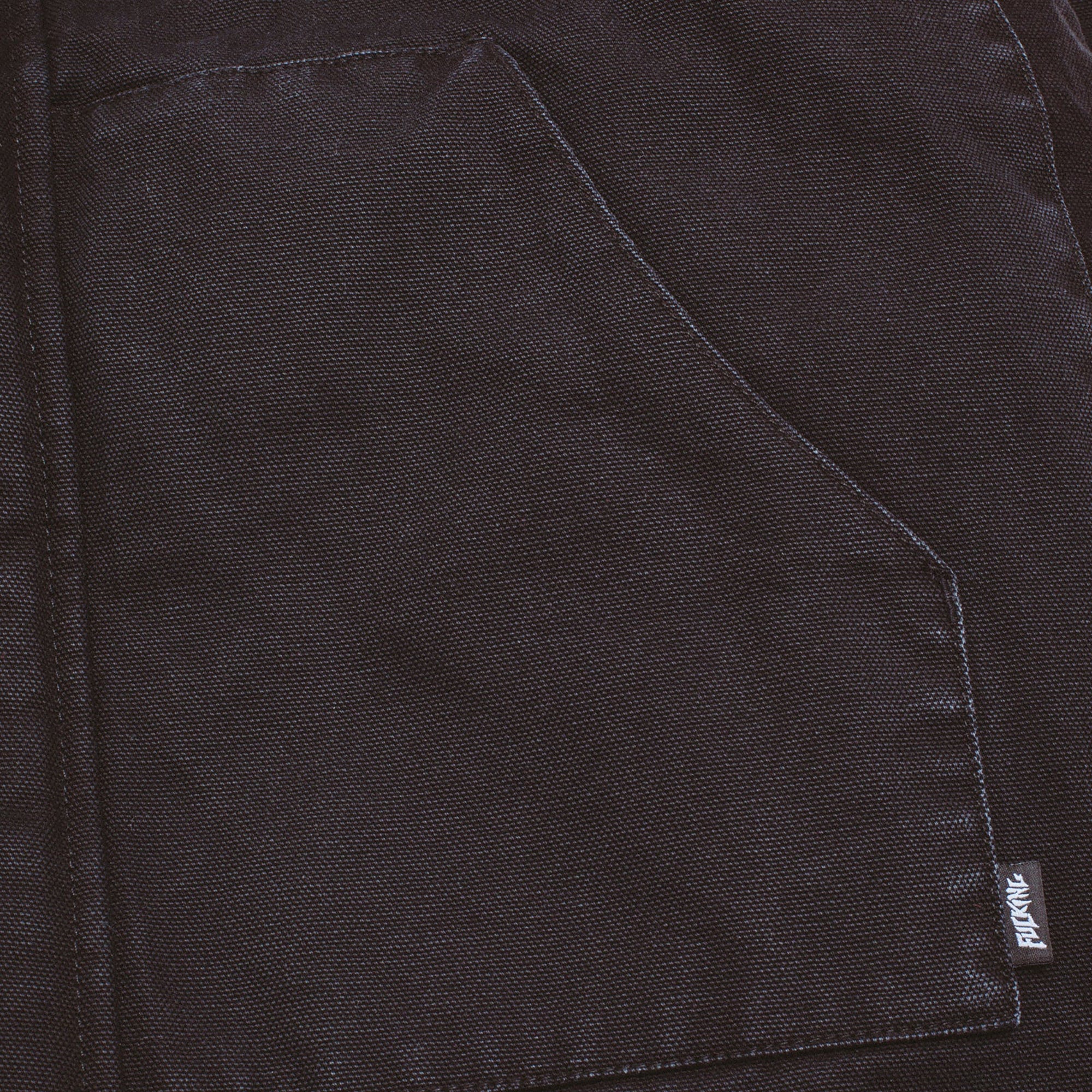 Fucking Awesome Waxed Puffer Jacket Black