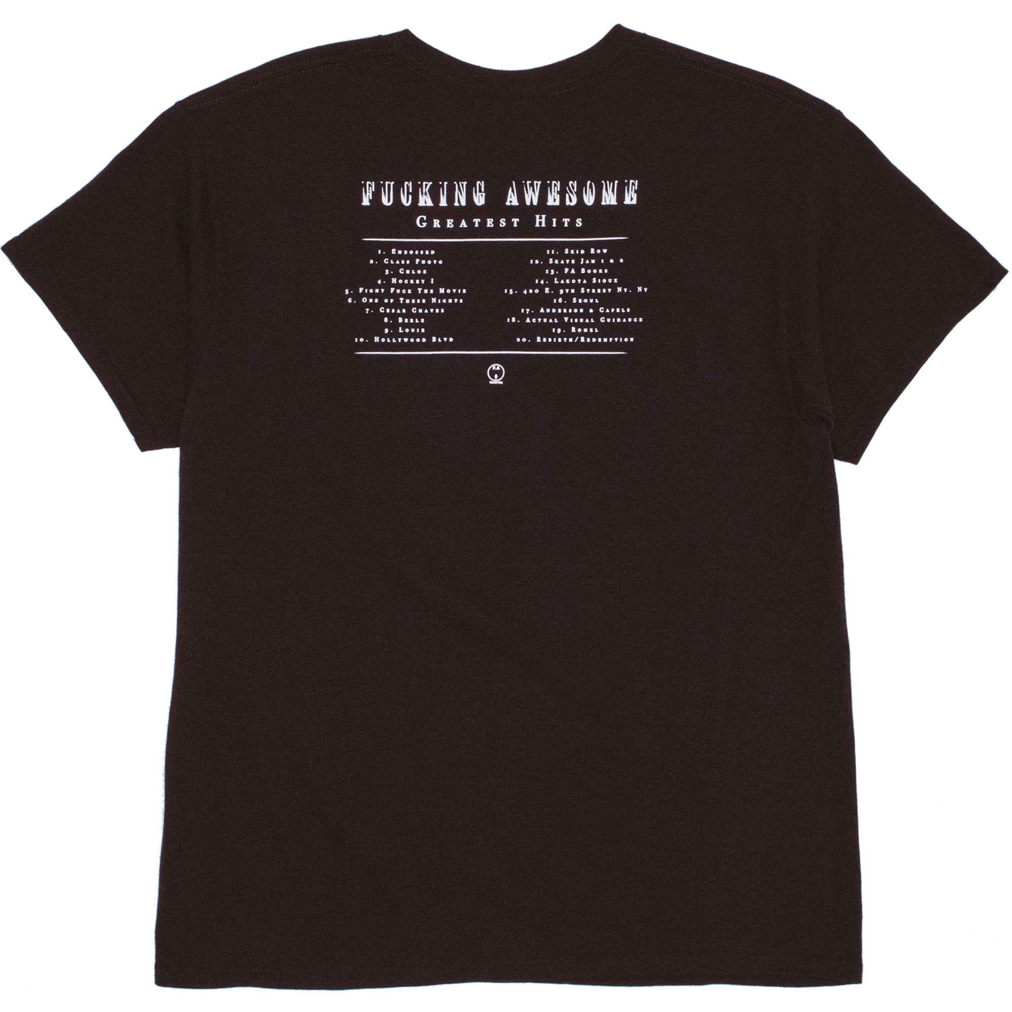 Fucking Awesome Greatest Hits Tee Black