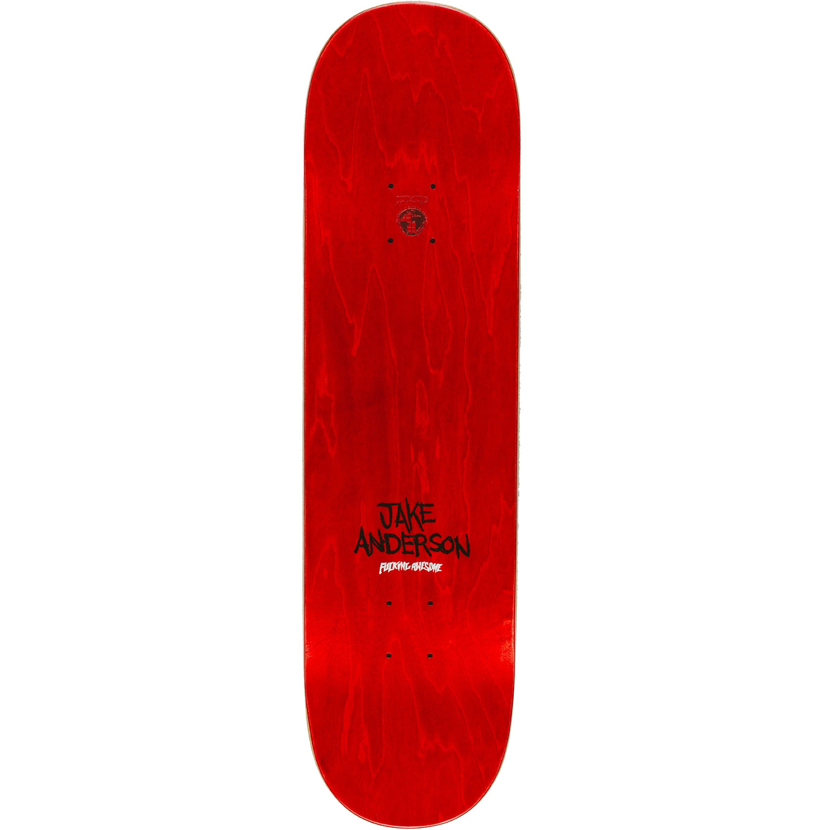 Fucking Awesome Jake Anderson Raised Ink Class Photo Skateboard Deck 8.25"