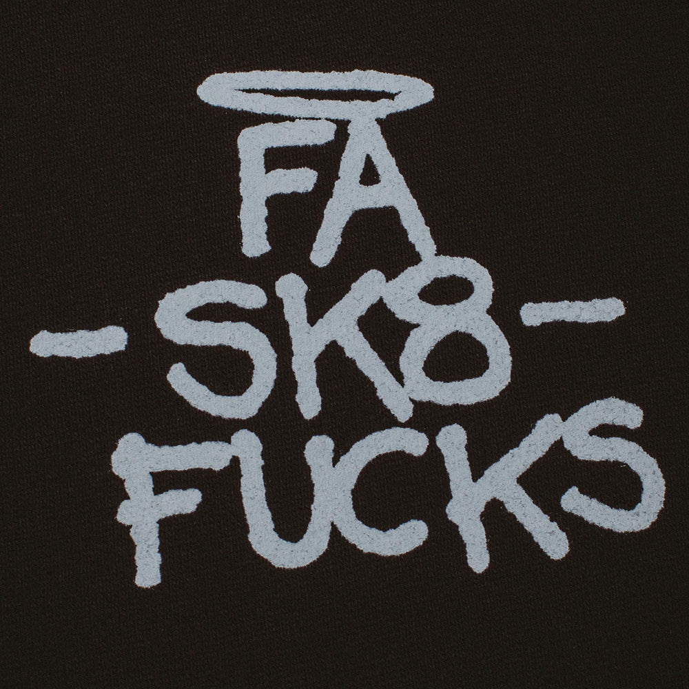 Fucking Awesome SK8 Fucks Zip Hoodie Black
