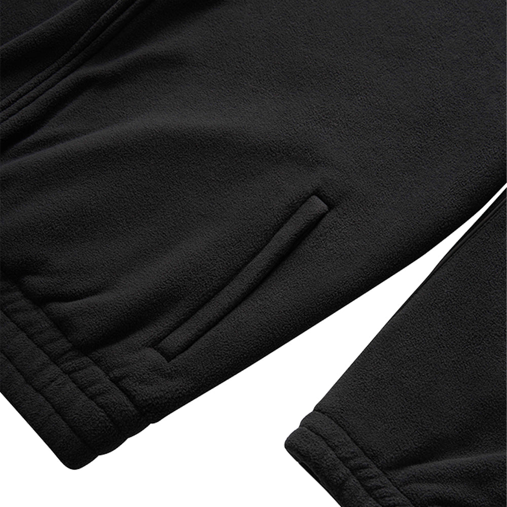 Grand Collection Heavyweight Polar Fleece Jacket Black