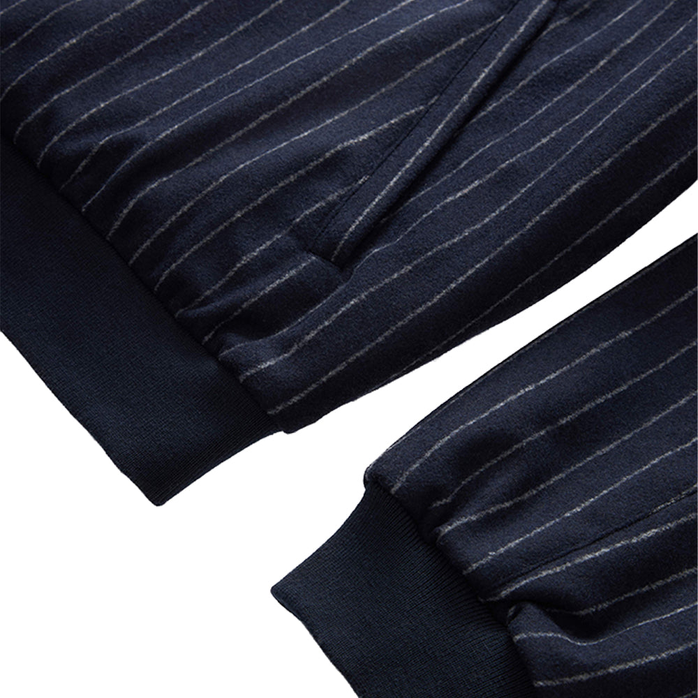 Grand Collection Reversible Pinstripe Wool/cotton Jacket