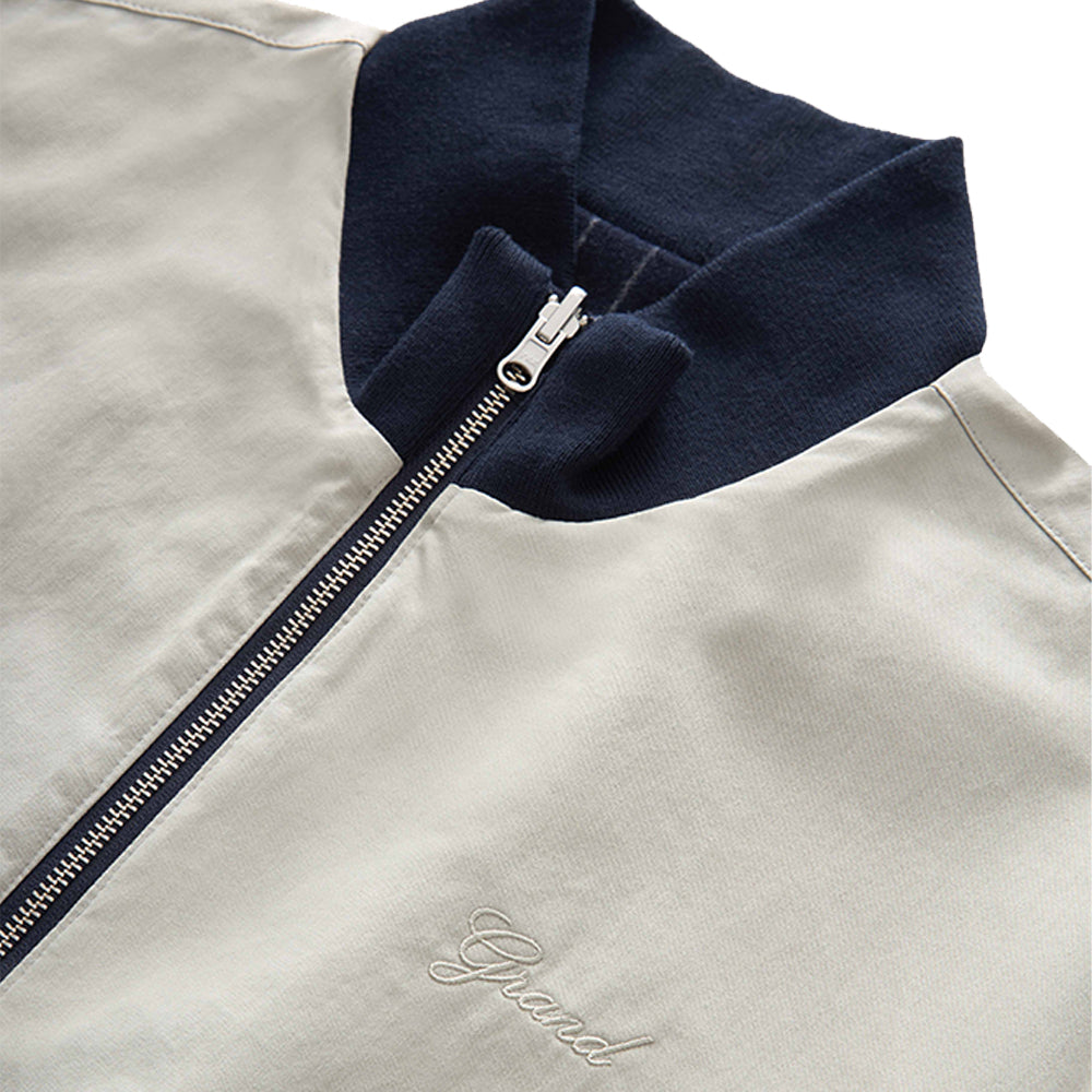 Grand Collection Reversible Pinstripe Wool/cotton Jacket