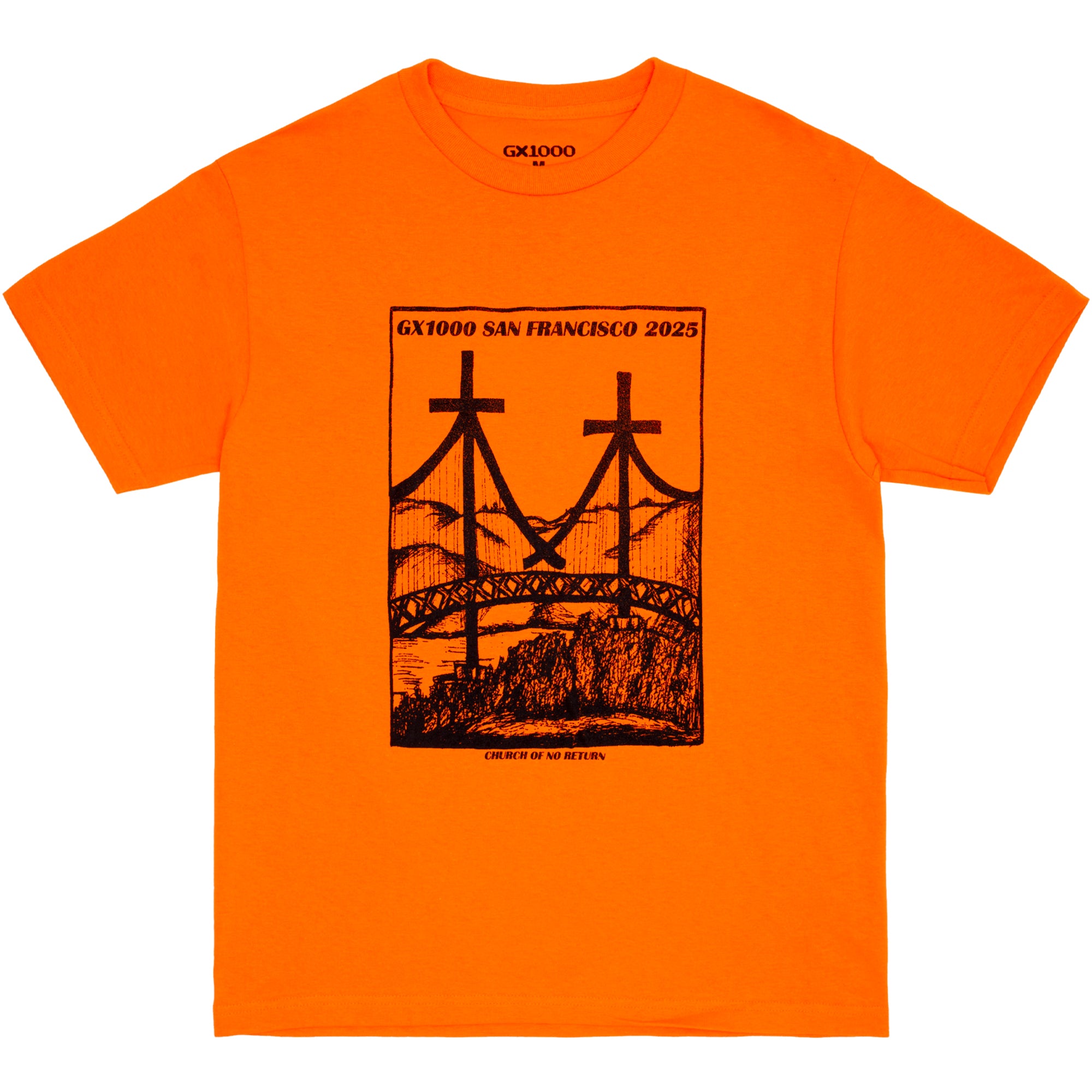 GX1000 Church Of No Return Tee Orange