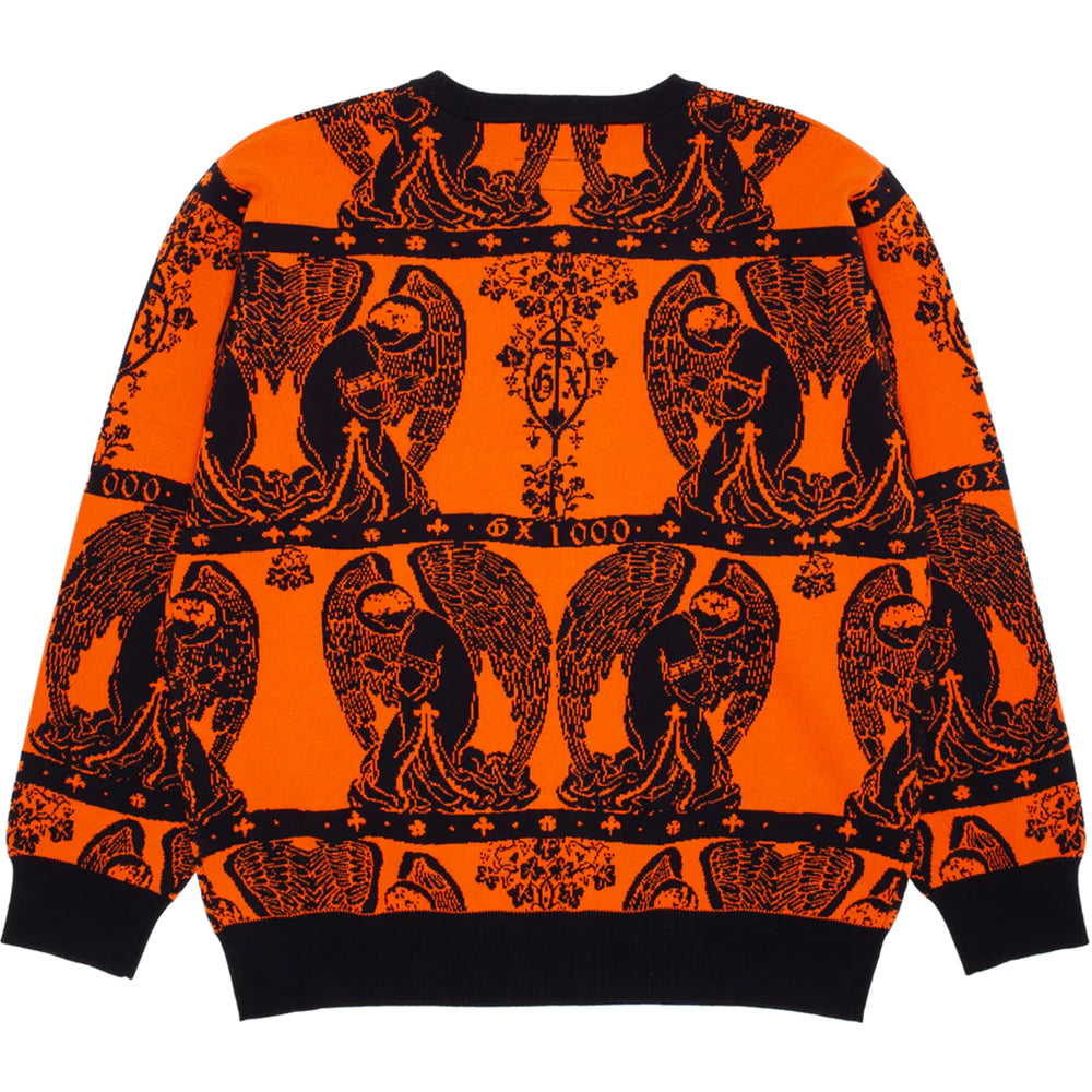 GX1000 Jacquard Crewneck Orange