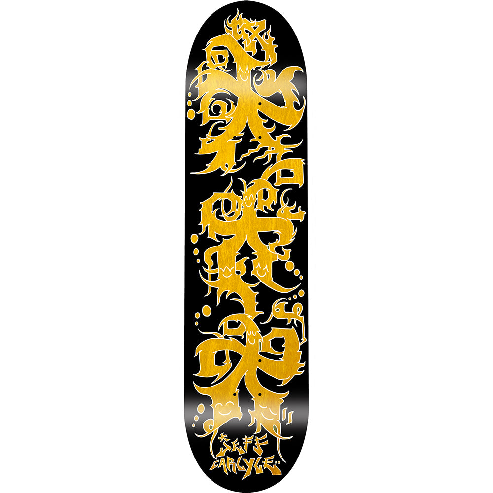 GX1000 Jeff Carlyle Star Stack Black Skateboard Deck 8.125"