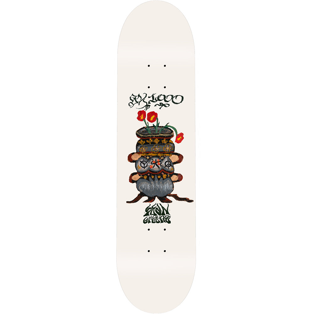 GX1000 Sean Greene Stable White Skateboard Deck 8.625"