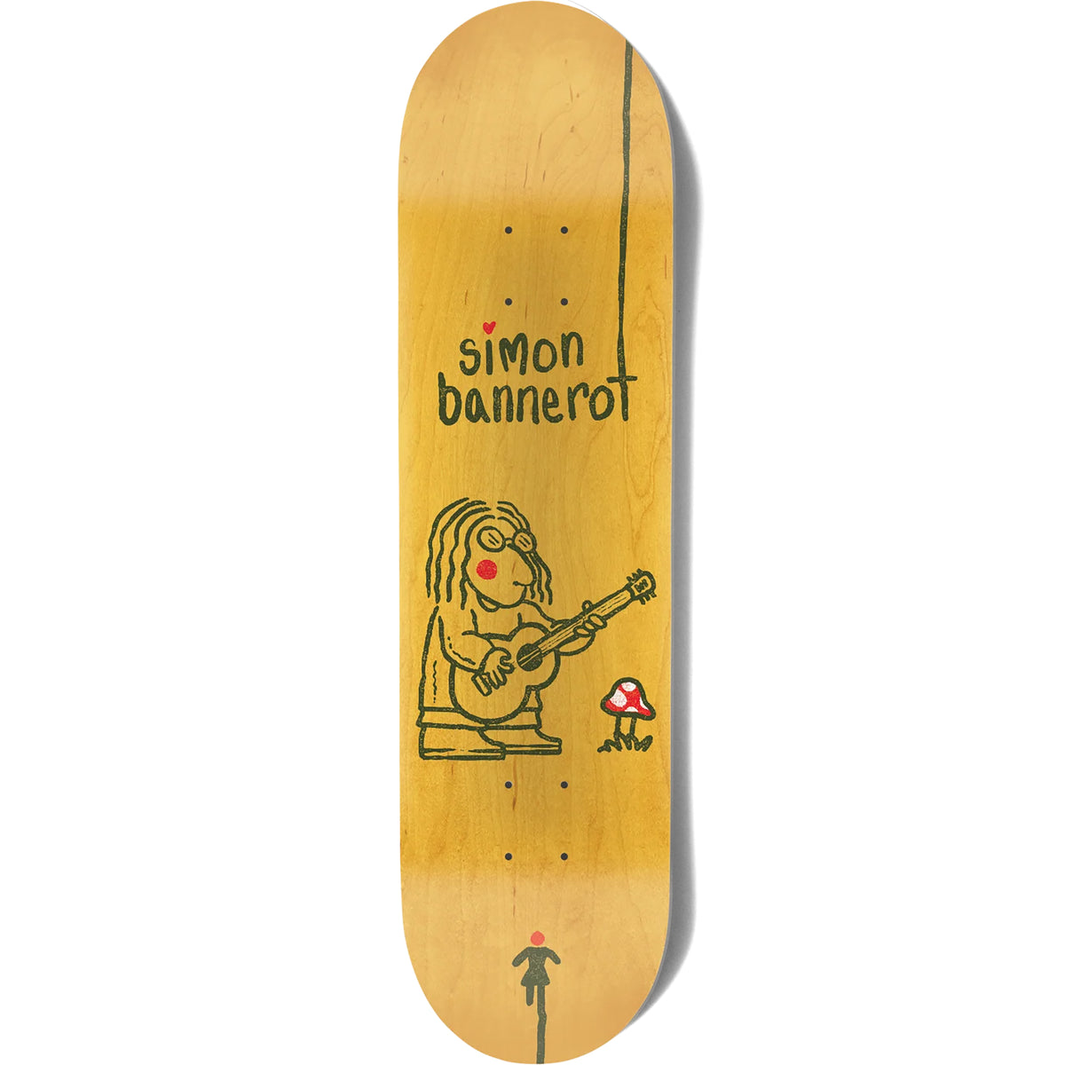 Girl Simon Bannerot Cybin Skateboard Deck 8.5"