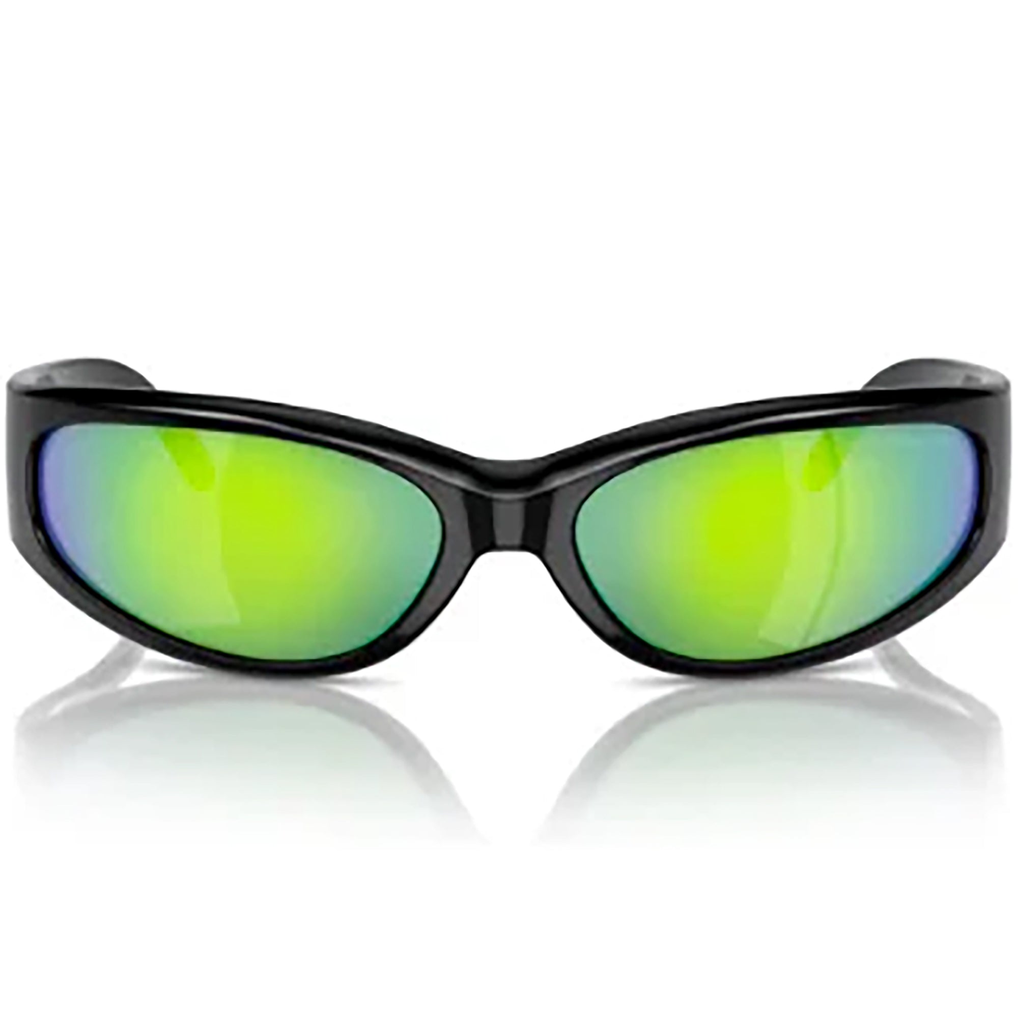 Girl x Arnette Catfish Sunglasses Black/Green Mirror
