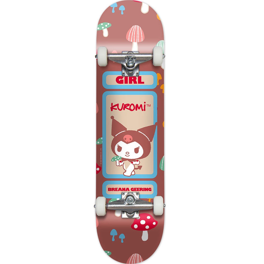 Girl x Sanrio Breana Geering Kuromi Complete Skateboard 7.75"