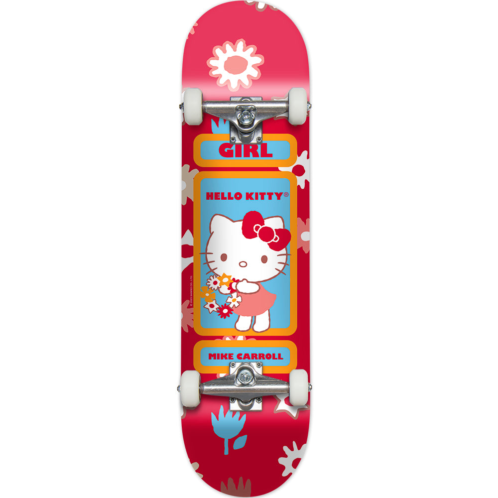 Girl x Sanrio Mike Carroll Hello Kitty Complete Skateboard 8"