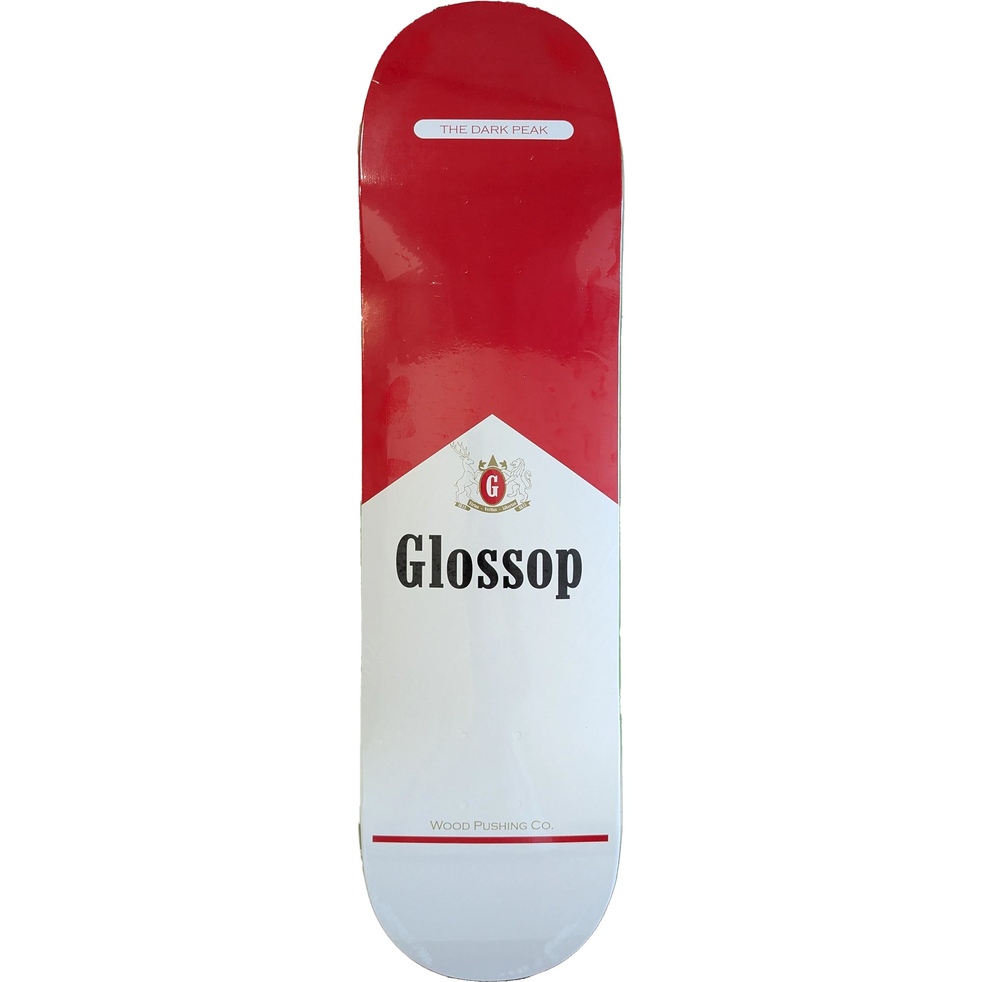 Glossop Wood Pushing Co Ciggy Skateboard Deck 8.25"