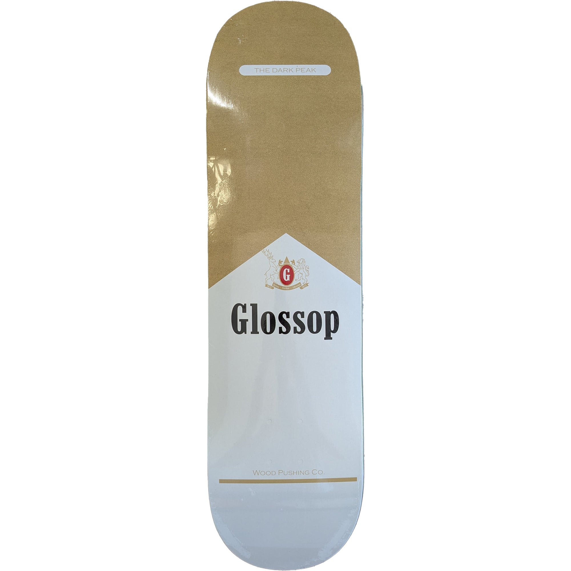Glossop Wood Pushing Co Ciggy Skateboard Deck 8.5"