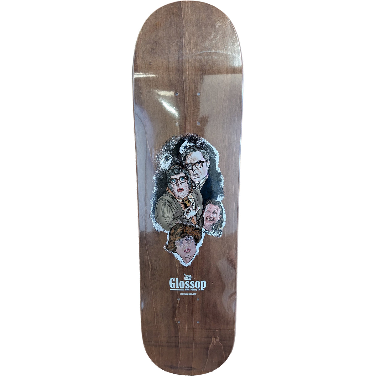 Glossop Wood Pushing Co League Of Gentlemen Skateboard Deck 8.25"