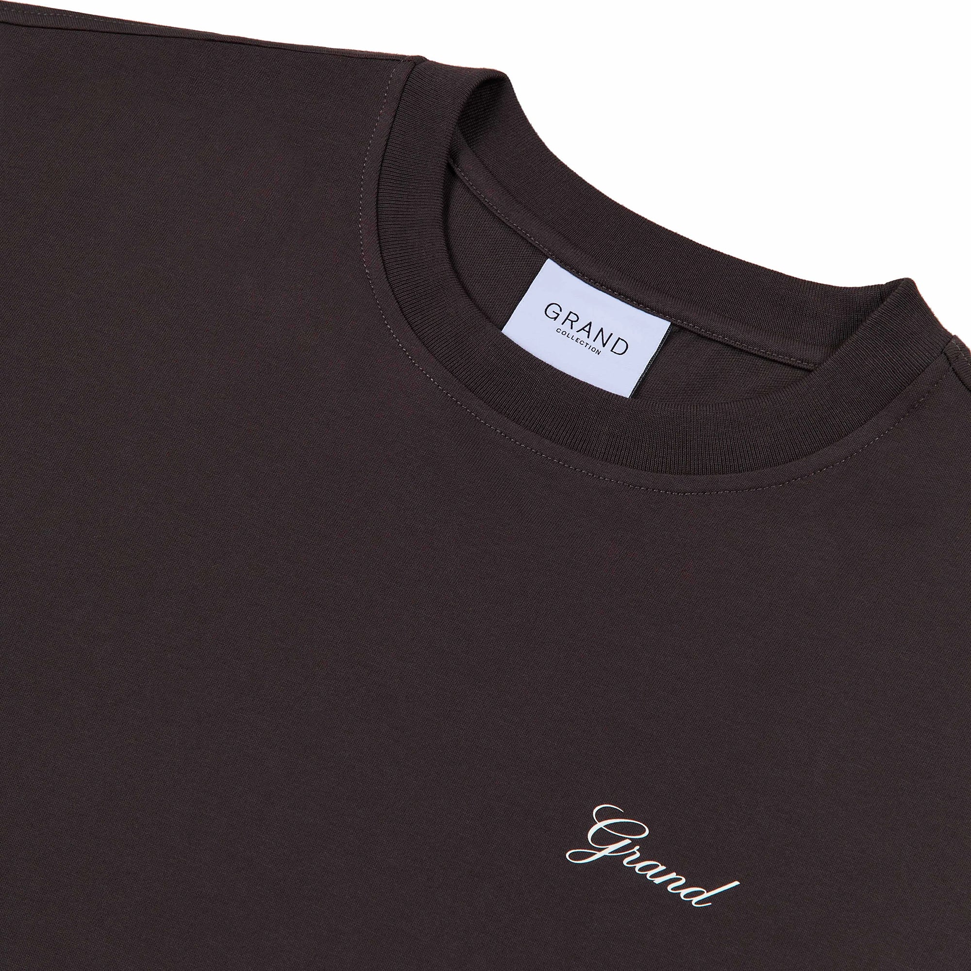 Grand Collection Script Tee Espresso